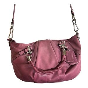 🩷🩷🩷Coach Women's Handbag in Shimmering Rose Leather🩷🩷🩷